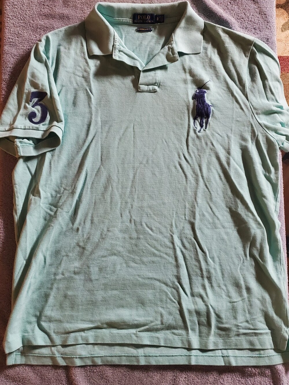 Polo by Ralph Lauren Men's Mint Green Classic Fit Polo